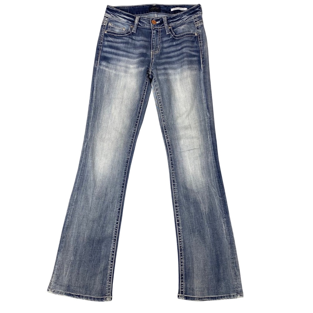 Daytrip Virgo Bootcut Faux Flap Pocket Jeans Womens 25L Long Tall